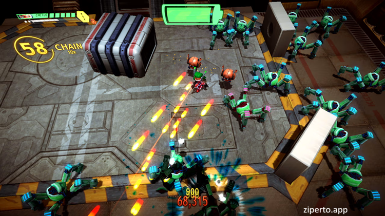 Assault Android Cactus+ 2026 featuring android characters, robot enemies and sci-fi combat.