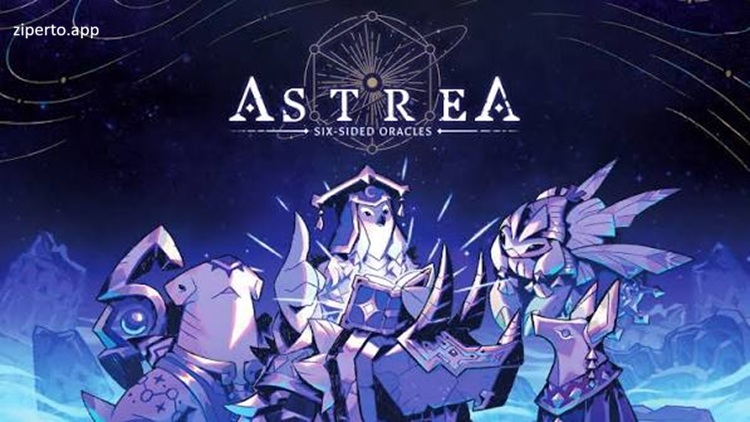 Astrea: Six-Sided Oracles 2026 featuring dice-based combat, mystical heroes, and fantasy battles.