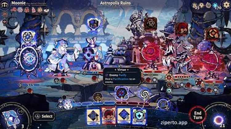 Astrea: Six-Sided Oracles 2026 featuring dice-based combat, mystical heroes, and fantasy battles.