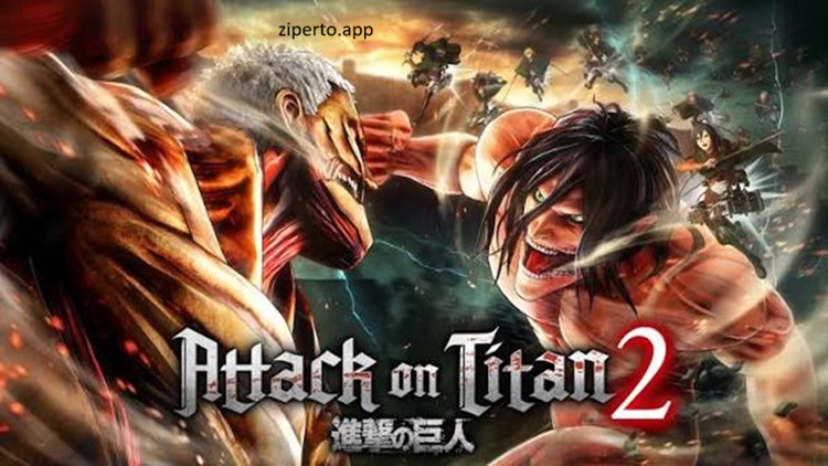 Attack on Titan 2 2026 characters using ODM gear to battle Titans in an anime-inspired action setting.