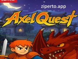 Axel Quest 2026 hero exploring a colorful pixel-art world with enemies and platforms.