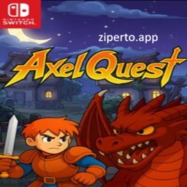 Axel Quest 2026 hero exploring a colorful pixel-art world with enemies and platforms.