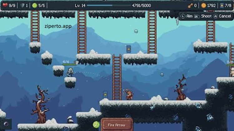 Bearnard 2026 featuring a bear archer, card battles and physics-based puzzles.