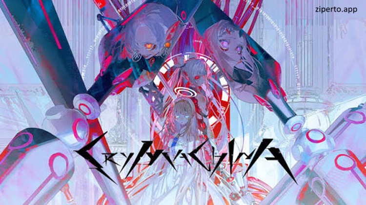 CRYMACHINA 2026 featuring mechanical heroines, sci-fi combat and dark futuristic environments.