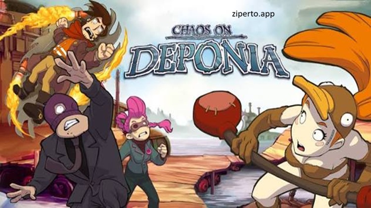 Chaos on Deponia 2026 featuring Goal, strange characters, puzzles and junkyard environments.