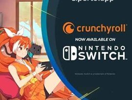 Crunchyroll 2026 anime streaming app featuring shows, episodes and a clean viewing interface.