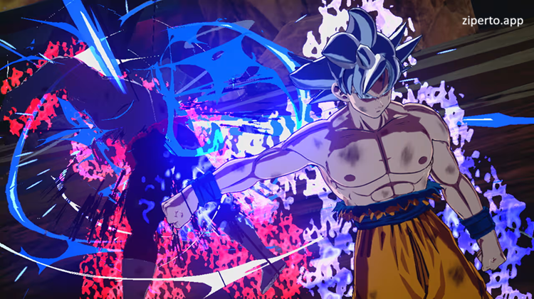 DRAGON BALL: Sparking! ZERO 2026 showing Goku and powerful fighters in 3D arena battle.