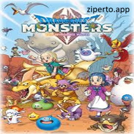DRAGON QUEST MONSTERS: The Withered World 2026 characters exploring a fantasy land with monsters.