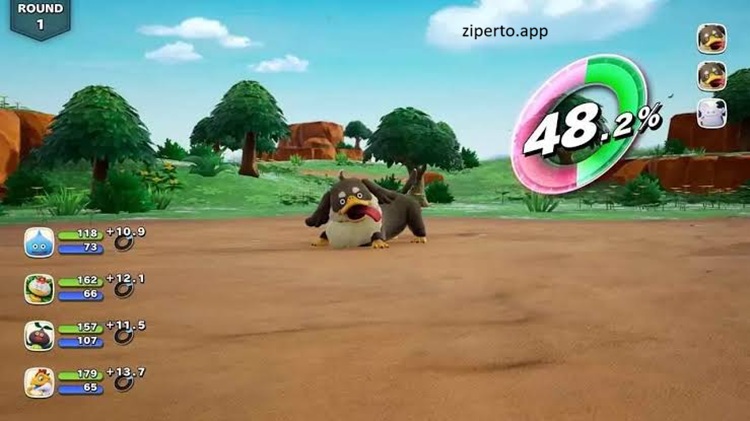 DRAGON QUEST MONSTERS: The Withered World 2026 characters exploring a fantasy land with monsters.