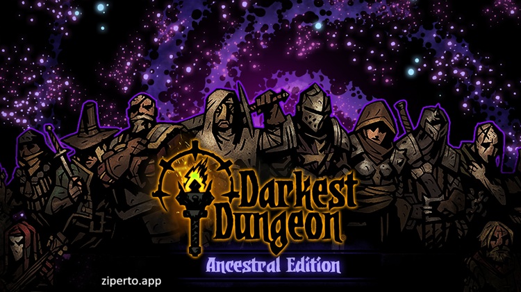 Darkest Dungeon: Ancestral Edition 2026 featuring gothic heroes, monsters and dark fantasy battles.