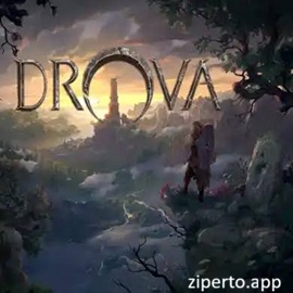 Drova 2026 showing a warrior exploring a dark pixel-art fantasy world.