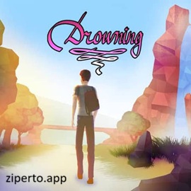 Drowning 2026 featuring a young boy walking through a quiet low-poly environment.