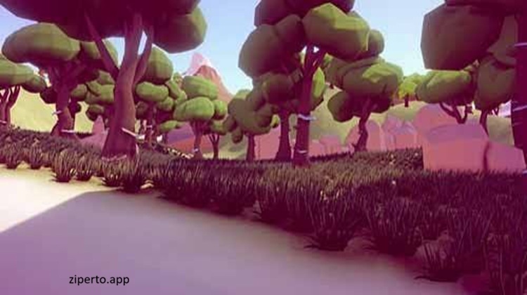 Drowning 2026 featuring a young boy walking through a quiet low-poly environment.