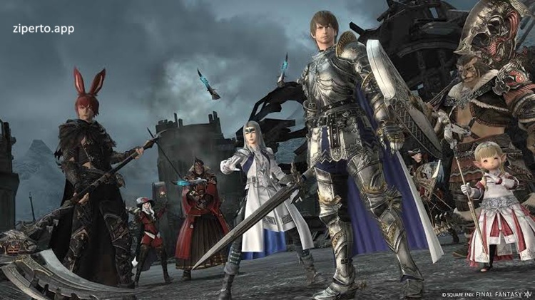 FINAL FANTASY XIV Online 2026 featuring fantasy characters, combat and expansive environments.