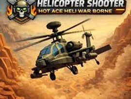 Helicopter Shooter: Hot Ace Heli War Borne 2026 combat helicopter firing weapons during aerial missions.