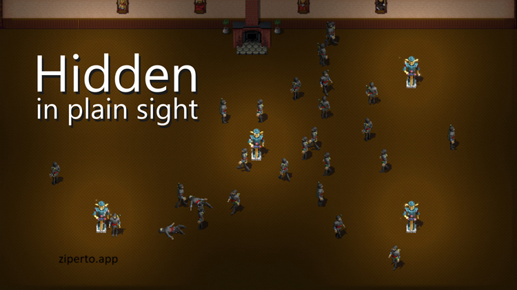 Hidden in Plain Sight 2026 multiplayer game with hidden characters and social deception.