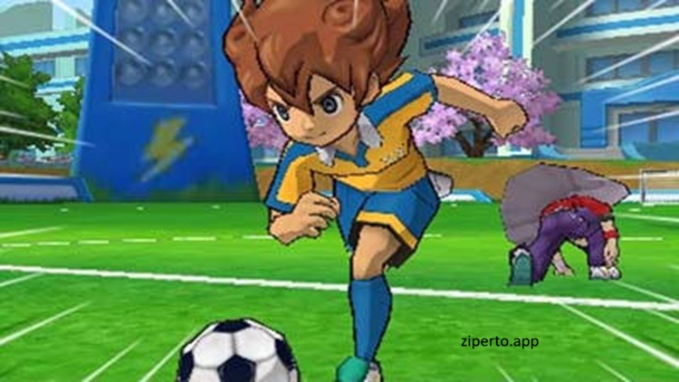 Inazuma Eleven GO Dark 2026 allow players competing in an intense soccer match.