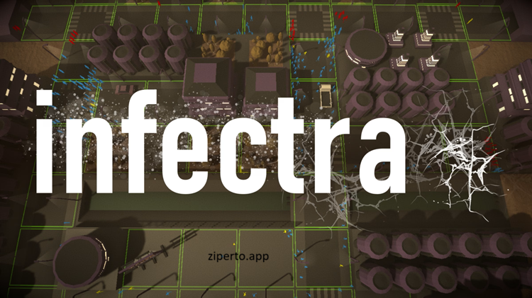 Infectra 2026 showing a colony under attack during a dangerous outbreak.