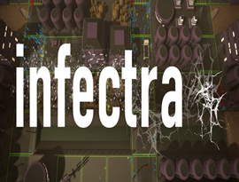 Infectra 2026 showing a colony under attack during a dangerous outbreak.