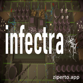 Infectra 2026 showing a colony under attack during a dangerous outbreak.
