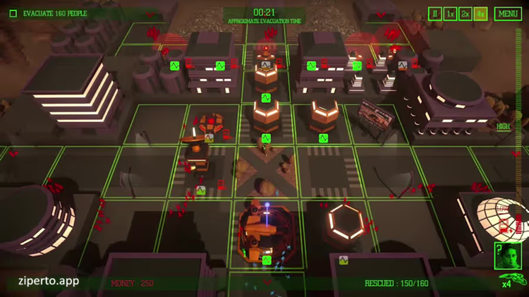 Infectra 2026 showing a colony under attack during a dangerous outbreak.
