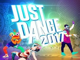 Just Dance 2017 colorful dance gameplay with energetic performers and popular music routines.