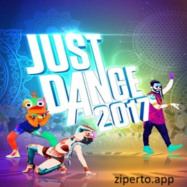 Just Dance 2017 colorful dance gameplay with energetic performers and popular music routines.