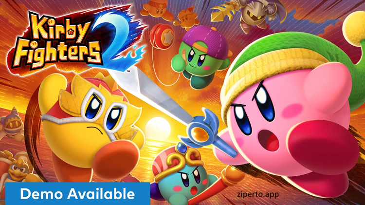 Kirby Fighters 2 2026 ensures Kirby battling opponents with Copy Abilities.
