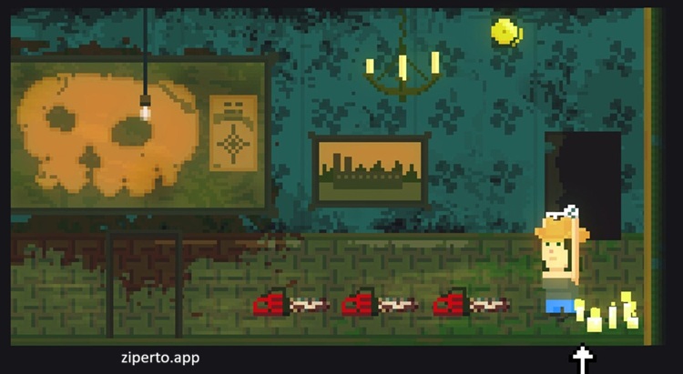 Lakeview Cabin Collection 2026 showing pixel-art survivors, dark forests and horror-themed environments.