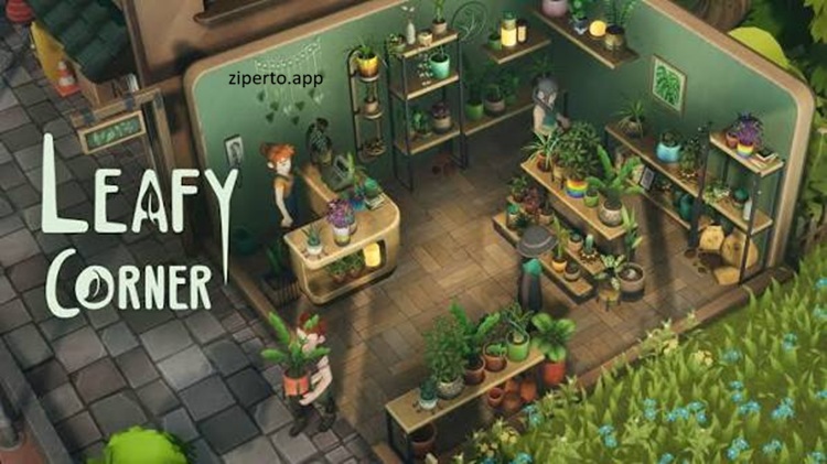 Leafy Corner 2026 showing a cozy plant shop with houseplants, shelves and charming decorations.