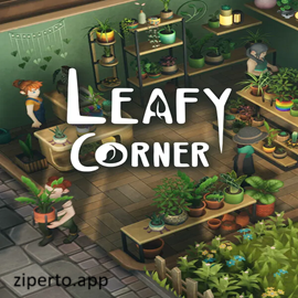 Leafy Corner 2026 showing a cozy plant shop with houseplants, shelves and charming decorations.