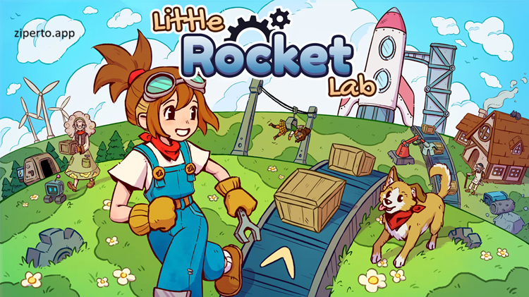 Little Rocket Lab 2026 factory building and rocket construction gameplay.