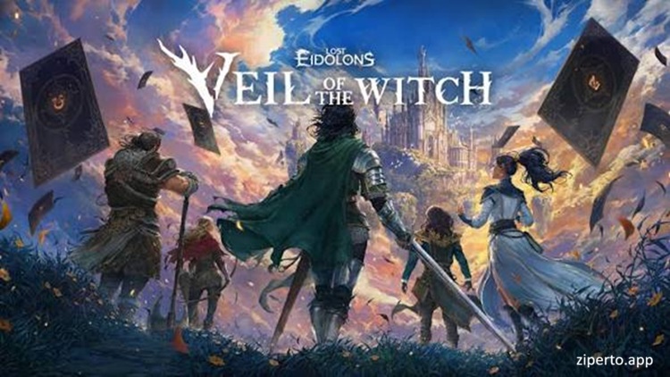 Lost Eidolons: Veil of the Witch 2026 characters fighting enemies in a dark fantasy tactical RPG.