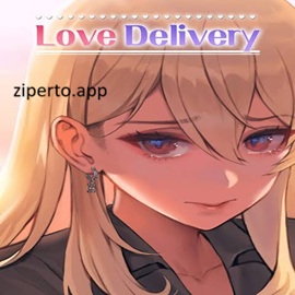Love Delivery 2026 characters sharing romantic moments in a Korean visual novel.