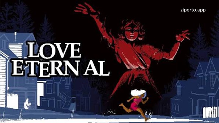 Love Eternal 2026 featuring Maya, dark castle rooms, pixel art and mysterious horror scenes.