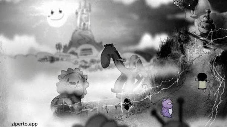 Lydia 2026 featuring a young girl, artwork, dark surroundings and imaginative monsters.