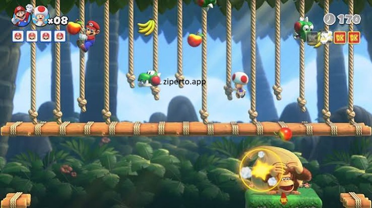 Mario vs. Donkey Kong 2026 puzzle platforming with Mario, Mini-Marios and colorful levels.
