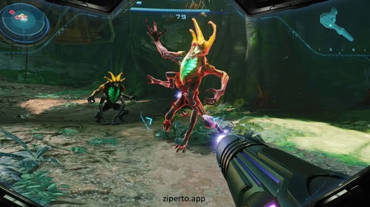 Metroid Prime 4: Beyond 2026 featuring Samus Aran, alien environments and sci-fi combat.