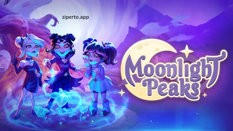 Moonlight Peaks 2026 features character farming in a colorful gothic village.