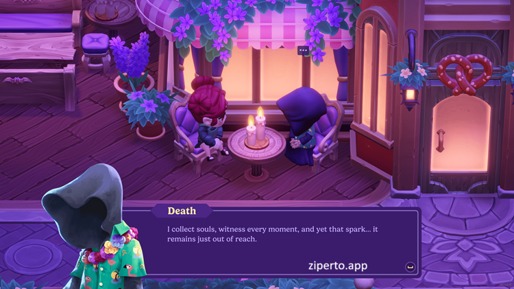 Moonlight Peaks 2026 features character farming in a colorful gothic village.