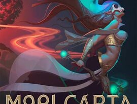 Mori Carta 2026 deckbuilding roguelike with colorful characters, cards and fantasy encounters.