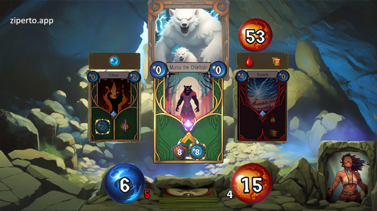 Mori Carta 2026 deckbuilding roguelike with colorful characters, cards and fantasy encounters.