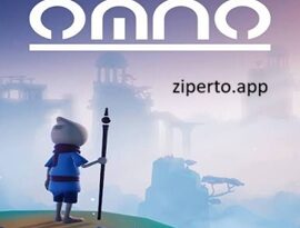 OMNO 2026 showing a lone traveler exploring a colorful ancient world.