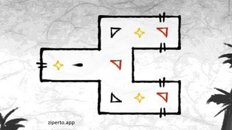 Pazuru 2026 ensure ball navigating obstacles and collecting stars across a colorful puzzle stage.