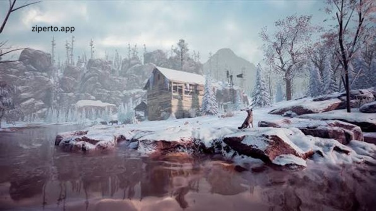 Poetic Trio 2026 atmospheric adventure featuring rain, snow, wind, and peaceful forest exploration.