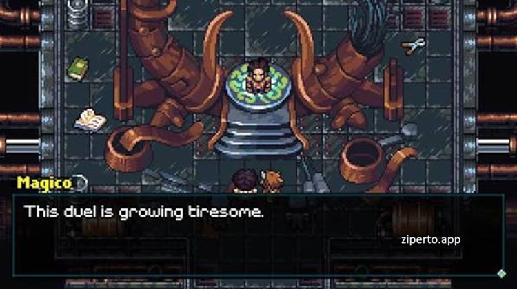 Quartet 2026 RPG with eight heroes, pixel art characters and four interconnected fantasy stories.