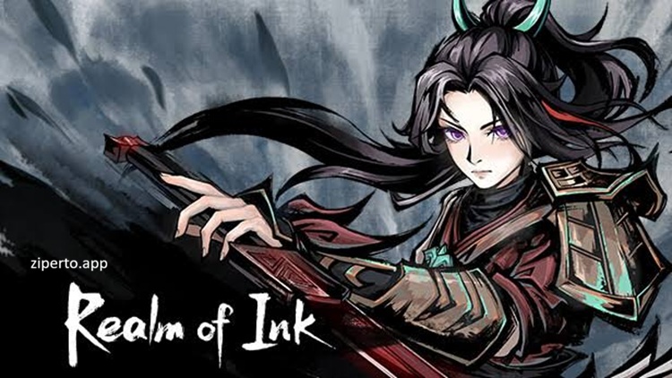 Realm of Ink 2026 action roguelite featuring Red, ink magic and Chinese-inspired fantasy landscapes.