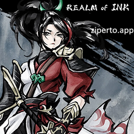 Realm of Ink 2026 action roguelite featuring Red, ink magic and Chinese-inspired fantasy landscapes.