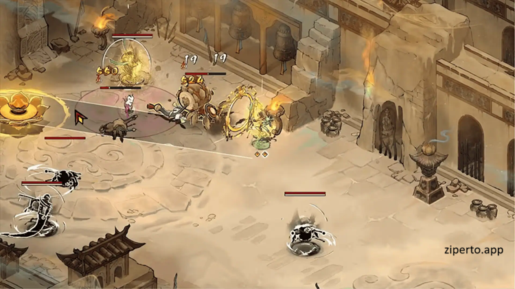 Realm of Ink 2026 action roguelite featuring Red, ink magic and Chinese-inspired fantasy landscapes.