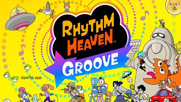 Rhythm Heaven Groove 2026 featuring quirky rhythm games, musical challenges and playful characters.